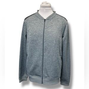 Under Armour Women's Storm Sweater Fleece Full Zip Bomber Jacket Gray XL